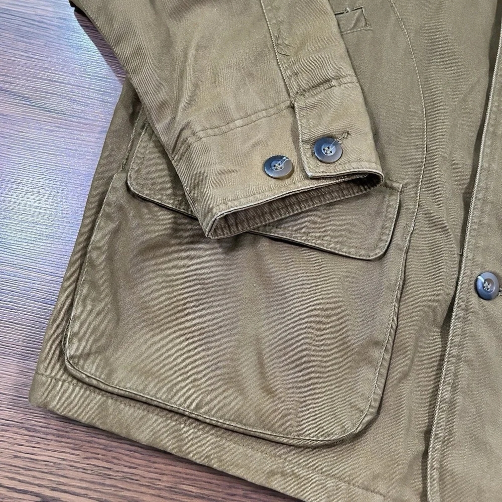 St Johns Bay Barn Coat Chore Jacket Men's XL Brown Flannel Lined Insulated